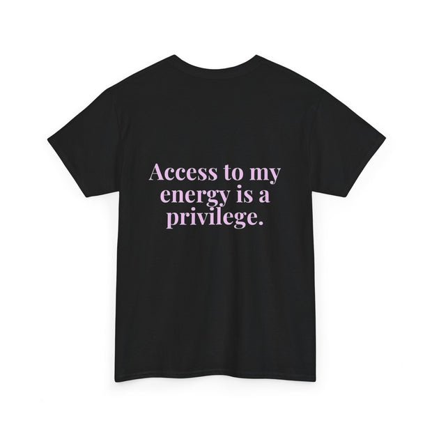 Access to my energy tee