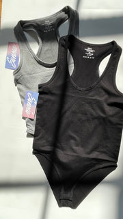 Black Seamless Stretch Bodysuit